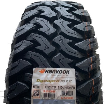 1x Hankook MT2 RT05 235/75/15 235/75R15 OWL