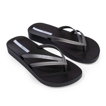 Japonki damskie Ipanema Bossa Soft V black/silver 35-36 EU