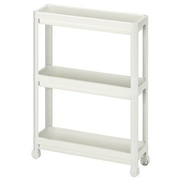Regał łazienkowy Ikea biały 18 x 54 x 71 cm