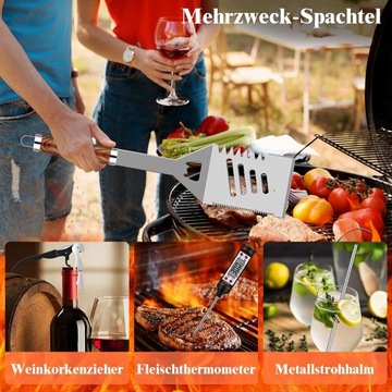 Grill Zestaw akcesoriów do grila w walizce 38 cz,