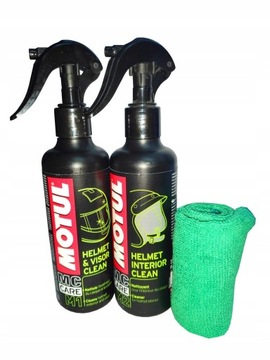 MOTUL ZESTAW DO PIELĘGNACJI KASKÓW + ŚCIERECZKA