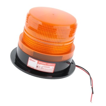 Sygnalizator awaryjny LED Lampa błyskowa stroboskopowa lampka ostrzegawcza Bursztyn 12V Pomarańczowy