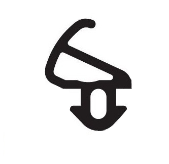 USZCZELKA DO OKNA PCV LB, DECO S-900 CZARNA 10 mb