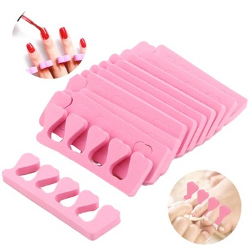 SEPARATORY PIANKOWE DO PEDICURE 10 SZT ( 5 PAR )