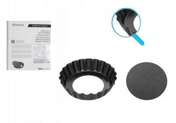 FORMA FOREMKA DO TARTALETEK TARTY TARTALETKI WYJMOWANE DNO 8cm h-2cm