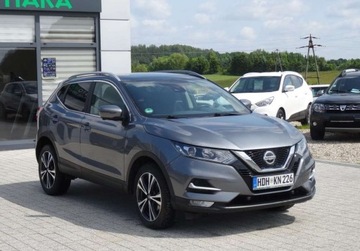 Nissan Qashqai II Crossover Facelifting 1.3 DIG-T  160KM 2019 Nissan Qashqai 1.3 160KM Automat Fabryczny Lakier Jak Nowy Oplacony