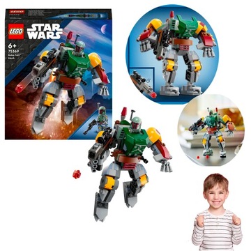 LEGO MECH BOBY FETTA PANCERNA ZBROJA PANCERZ ROBOT GWIEZDNE WOJNY KLONÓW