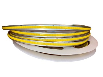 СВЕТОДИОДНАЯ ЛЕНТА COB, 10 м, 10 Вт, 24 В, 8 мм, нейтральная белая, 4000k, CRI>90.