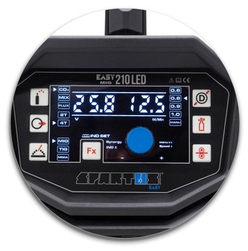SPARTUS EasyMIG 210 LED 200A MIG Сварочный аппарат MIGOMAT