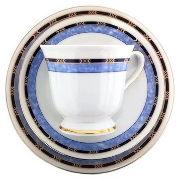 030 ASTRA SERWIS KAWOWY 12/39 CHODZIEŻ PORCELANA