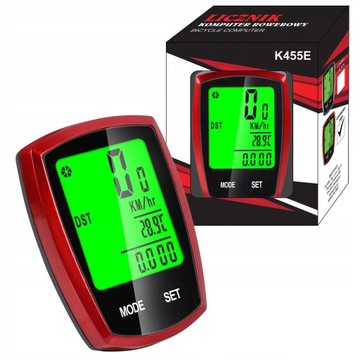 LICZNIK ROWEROWY Bezprzewodowy WYŚWIETLACZ LCD