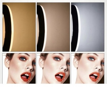 Профессиональная лампа LARGE 56 см LED RGBW RING