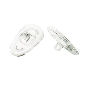 OWALNE SILIKONOWE NANOŚNIKI NA ŚRUBKI 12 mm, para