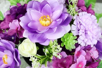 Головной убор + Букет - HYDRENSE Dome 55/ Фиолетовый