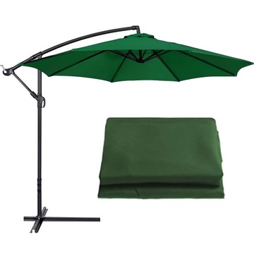 Wodoodporny Poszycie OLparasola ogrodowego 8 ramion 300cm Zielony