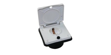 Герметичная внешняя розетка, выход 230В Schuko Beige