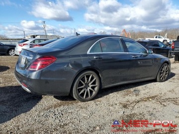 Mercedes Klasa S W222 2018 Mercedes-Benz Klasa S _S560_W222_4Matic_4.0 L_463 km_2018r 4.0 Benzyna, zdjęcie 3