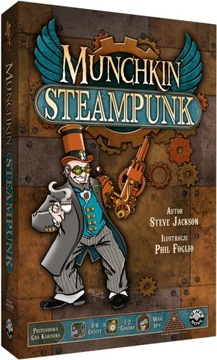 Gra Munchkin Steampunk (wyd. Black Monk) ed. polska UNIKAT z 2017 roku