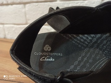 DAMSKIE CZARNE SANDAŁY CLOUDSTEPPERS BY CLARKS 36