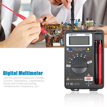 RICHMETERS Ręczny Mini Multimetr Cyfrowy