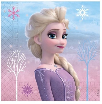 Serwetki Frozen Kraina Lodu Elsa 20 Sztuk Urodziny FRO-004