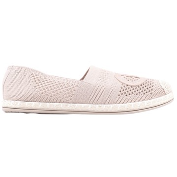 БЕЖЕВЫЕ ЖЕНСКИЕ ЭСПАРДИЛИ, АЖУРНЫЕ СЛИПОНЫ, Стелька из МЯГКОЙ ЭКО КОЖИ