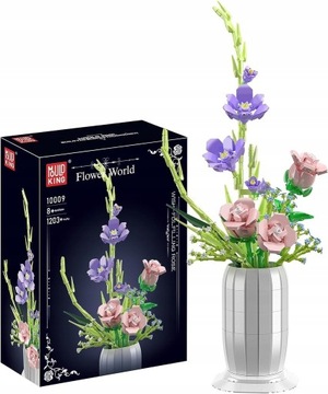 KLOCKI KONSTRUKCYJNE Mould King 10009 BUKIET KWIATÓW RÓŻ