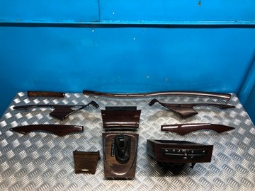 MERCEDES W211 CLASSIC DREWNO DEKORY LISTWY KOMPLET