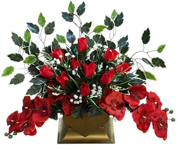 КРЕМОВЫЙ НАБОР МОГИЛА КОМПОЗИЦИЯ КЛАДБИЩЕ СЕРДЦЕ РОЗЫ ВИН БУКЕТ НАБОР