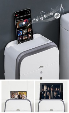 РУЧКА КОНТЕЙНЕР ДЛЯ ТУАЛЕТНОЙ БУМАГИ + ЯЩИК ДЛЯ ТКАНЕЙ ПОЛКА ДЛЯ УНИТАЗА