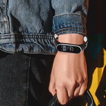 Kolorowy pasek do paska zegarka Mi Band Xiaomi 5 Bransoletka z paskiem na nadgarstek L