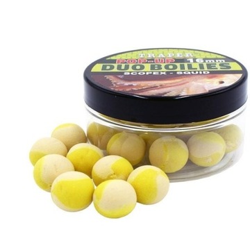 Kulki proteinowe Pop up Duo Traper 16mm 40g Scopex - Kałamarnica
