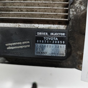 TOYOTA LAND CRUISER (BJ70) 2005 ŘÍZENÍ / MODUL VSTŘIKOVAČE