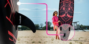 SOLID Sup board 320 см, аксессуары с SEAT, надувная доска с веслом