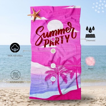 БОЛЬШОЕ БЫСТРОСЫХАЮЩЕЕ ПЛЯЖНОЕ ПОЛОТЕНЦЕ 70Х140, МИКРОФИБРА, XL УЗОРЫ %