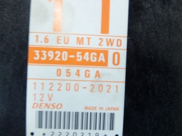 JEDNOTKA ŘÍZENÍ MOTORU SUZUKI LIANA 1.6 16V B