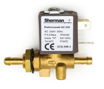Elektrozawór ZCQ 20-B2 230V AC 50Hz MIG MAG Ar CO2