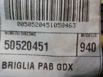 ALFA ROMEO GIULIETTA 11R AIRBAG ULOŽENÍ SPOLUJEZDCE 34083934D