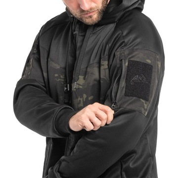 Bluza moro Helikon Rogue Hoodie Black/Multicam L