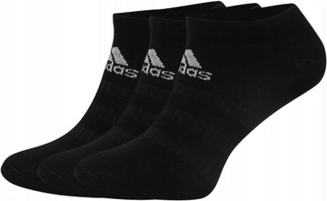 STOPKI ADIDAS CUSHIONED LOW 3-PACK 37-39 CZARNE