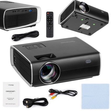 Проектор Проектор Full HD 4K 8000lm 300 дюймов 50000H WiFi Bluetooth Android 9