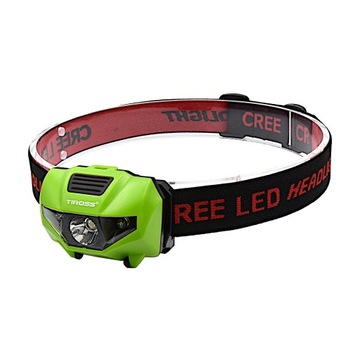Фонарик LAMP HEAD LAMP 1W + 2 красных светодиода