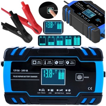 АВТОМАТИЧЕСКИЙ ВЫПРЯМИТЕЛЬ АВТОМОБИЛЬНЫЙ РЕМОНТ АККУМУЛЯТОРОВ 12В 24В