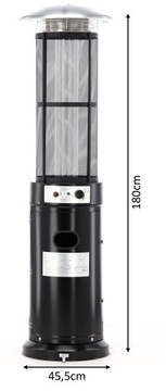 НАГРЕВАТЕЛЬНЫЙ ЗОНТИК ГАЗОВЫЙ РАДИАЦИОННЫЙ КРЫШКА 13кВт