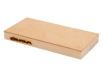 STROP. Skórzana polerka do noży. DUŻA, jednostronna - 10 x 20 cm