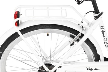 Женский городской велосипед INDIANA Moena 26 дюймов + КОРЗИНА