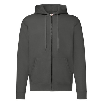 BLUZA FRUIT OF THE LOOM Z KAPTUREM GRAPHITE XL