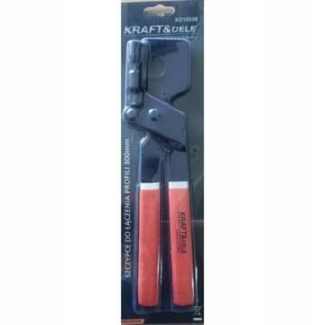 ЩИПЦЫ KRAFT&DELE ОБЖИМНЫЕ ДЛЯ СОЕДИНЕНИЯ Г/К ПРОФИЛЕЙ ЛИСТОВОГО МЕТАЛЛА 300ММ KD10598