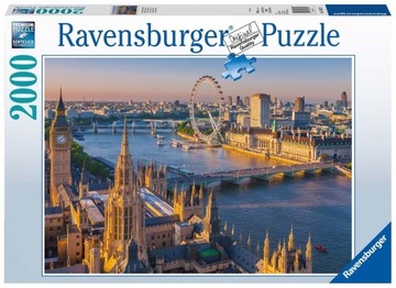 RAVENSBURGER PUZZLE 2D 2000 ELEMENTÓW: NASTROJOWY LONDYN 16627