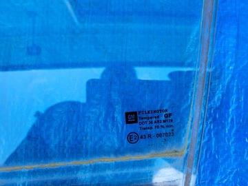 OPEL-CZESCI | SIGNUM SKLO (OKNO) DVEŘE LEVÝ ZADNÍ